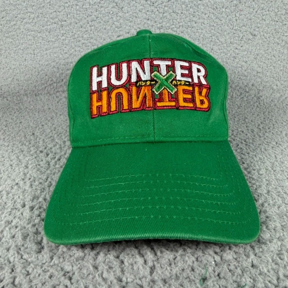 Hunter x Hunter Cap Unisex One Size Strapback Green Gon Killua Anime Embroidered